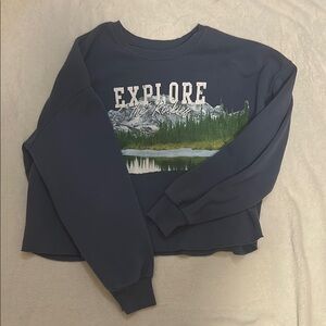 Explore the Rockies Blue Sweatshirt